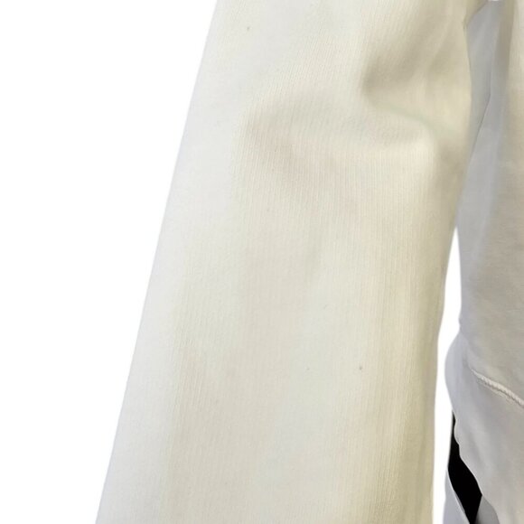 ZADIG & VOLTAIRE Womens Upper Skull Foil Sweatshirt, White, Silver Graphic, XS - Picture 7 of 11